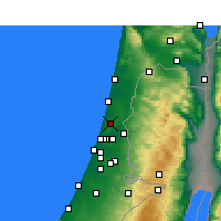 Nearby Forecast Locations - Ra'anana - Harita