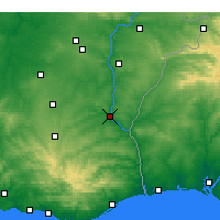 Nearby Forecast Locations - Mértola - Harita
