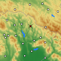 Nearby Forecast Locations - Zbudská Belá - Harita