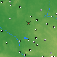 Nearby Forecast Locations - Kluczbork - Harita