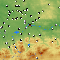 Nearby Forecast Locations - Oświęcim - Harita