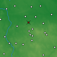 Nearby Forecast Locations - Ozorków - Harita