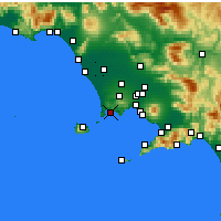 Nearby Forecast Locations - Pozzuoli - Harita