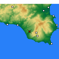 Nearby Forecast Locations - Vittoria - Harita