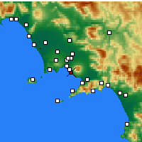 Nearby Forecast Locations - Ercolano - Harita