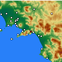 Nearby Forecast Locations - Cava de' Tirreni - Harita