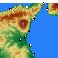 Nearby Forecast Locations - Acireale - Harita