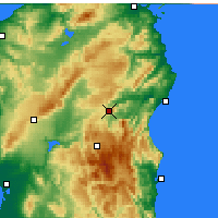 Nearby Forecast Locations - Nuoro - Harita