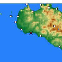 Nearby Forecast Locations - Marinella di Selinunte - Harita