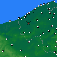 Nearby Forecast Locations - Diksmuide - Harita