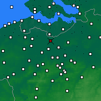 Nearby Forecast Locations - Wachtebeke - Harita
