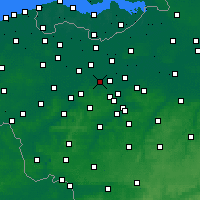 Nearby Forecast Locations - Wetteren - Harita