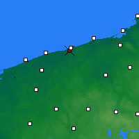 Nearby Forecast Locations - Kołobrzeg - Harita