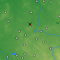 Nearby Forecast Locations - Wieluń - Harita