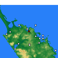 Nearby Forecast Locations - Kaeo - Harita