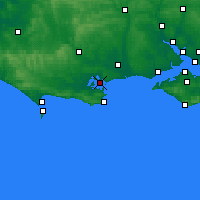 Nearby Forecast Locations - Poole - Harita