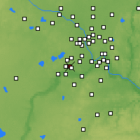 Nearby Forecast Locations - Eden Prairie - Harita