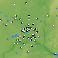 Nearby Forecast Locations - Mounds View - Harita