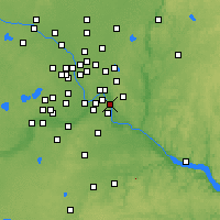 Nearby Forecast Locations - South St. Paul - Harita