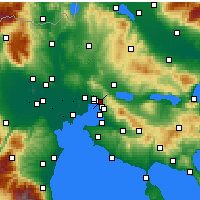 Nearby Forecast Locations - Polichni - Harita