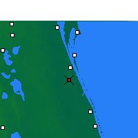 Nearby Forecast Locations - Palm Bay - Harita
