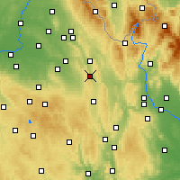 Nearby Forecast Locations - Česká Třebová - Harita