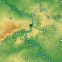 Nearby Forecast Locations - Děčín - Harita