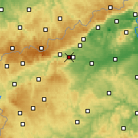 Nearby Forecast Locations - Kadaň - Harita