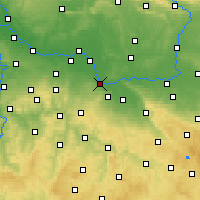 Nearby Forecast Locations - Kolín - Harita