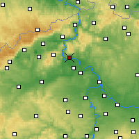 Nearby Forecast Locations - Litoměřice - Harita