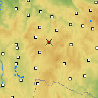 Nearby Forecast Locations - Pelhřimov - Harita