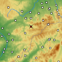 Nearby Forecast Locations - Rožnov pod Radhoštěm - Harita