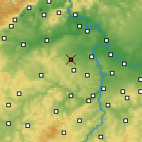 Nearby Forecast Locations - Slaný - Harita