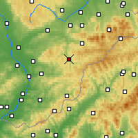 Nearby Forecast Locations - Vsetín - Harita