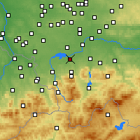 Nearby Forecast Locations - Czechowice-Dziedzice - Harita