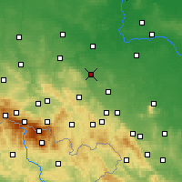 Nearby Forecast Locations - Jawor - Harita