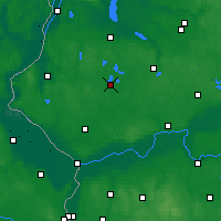 Nearby Forecast Locations - Myślibórz - Harita