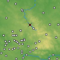 Nearby Forecast Locations - Myszków - Harita