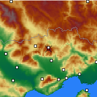 Nearby Forecast Locations - Bozdağ - Harita