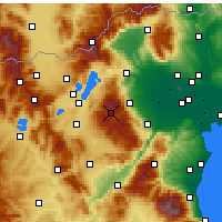 Nearby Forecast Locations - Vermio - Seli - Harita