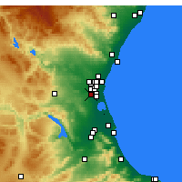 Nearby Forecast Locations - Torrent - Harita