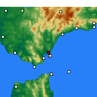Nearby Forecast Locations - San Roque - Harita