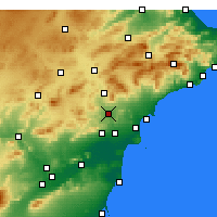 Nearby Forecast Locations - Novelda - Harita