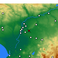 Nearby Forecast Locations - Alcalá de Guadaíra - Harita
