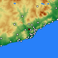 Nearby Forecast Locations - Rubi - Harita