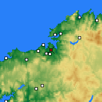 Nearby Forecast Locations - Oleiros - Harita