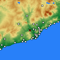 Nearby Forecast Locations - Martorell - Harita