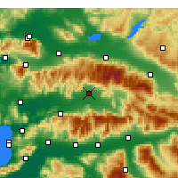 Nearby Forecast Locations - Ödemiş - Harita