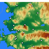 Nearby Forecast Locations - Manisa - Harita
