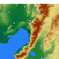 Nearby Forecast Locations - Dörtyol - Harita